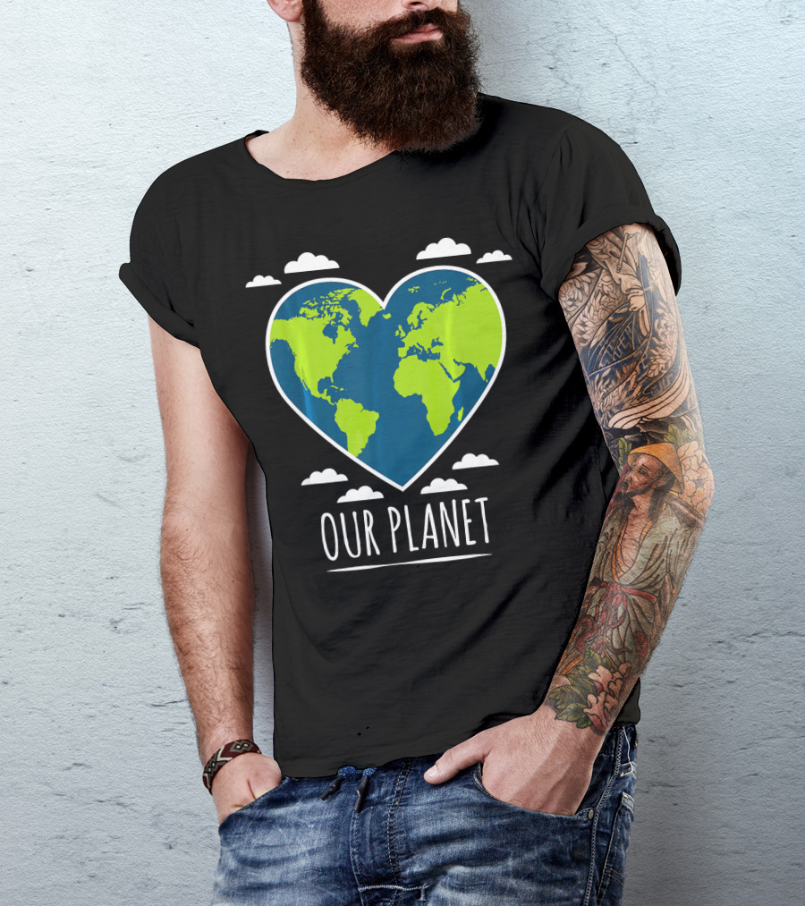 Earth Day Our Planet Love Climat T-Shirt