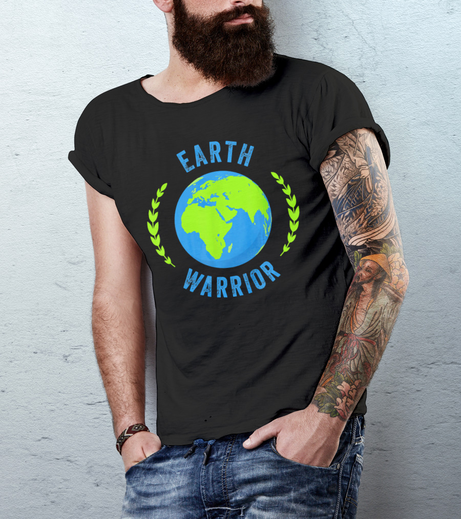 Earth Warrior Global Climate Strike Warm T-Shirt