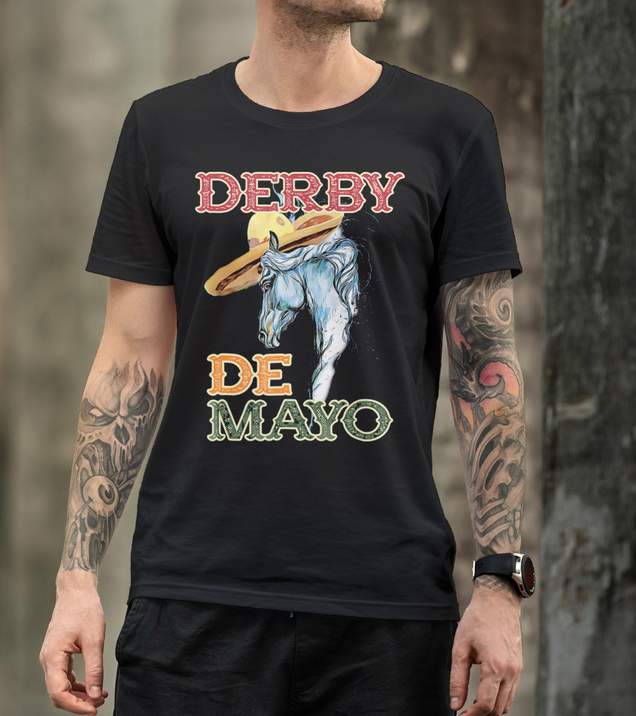 Derby Sombrero De Mayo Horse T-Shirt