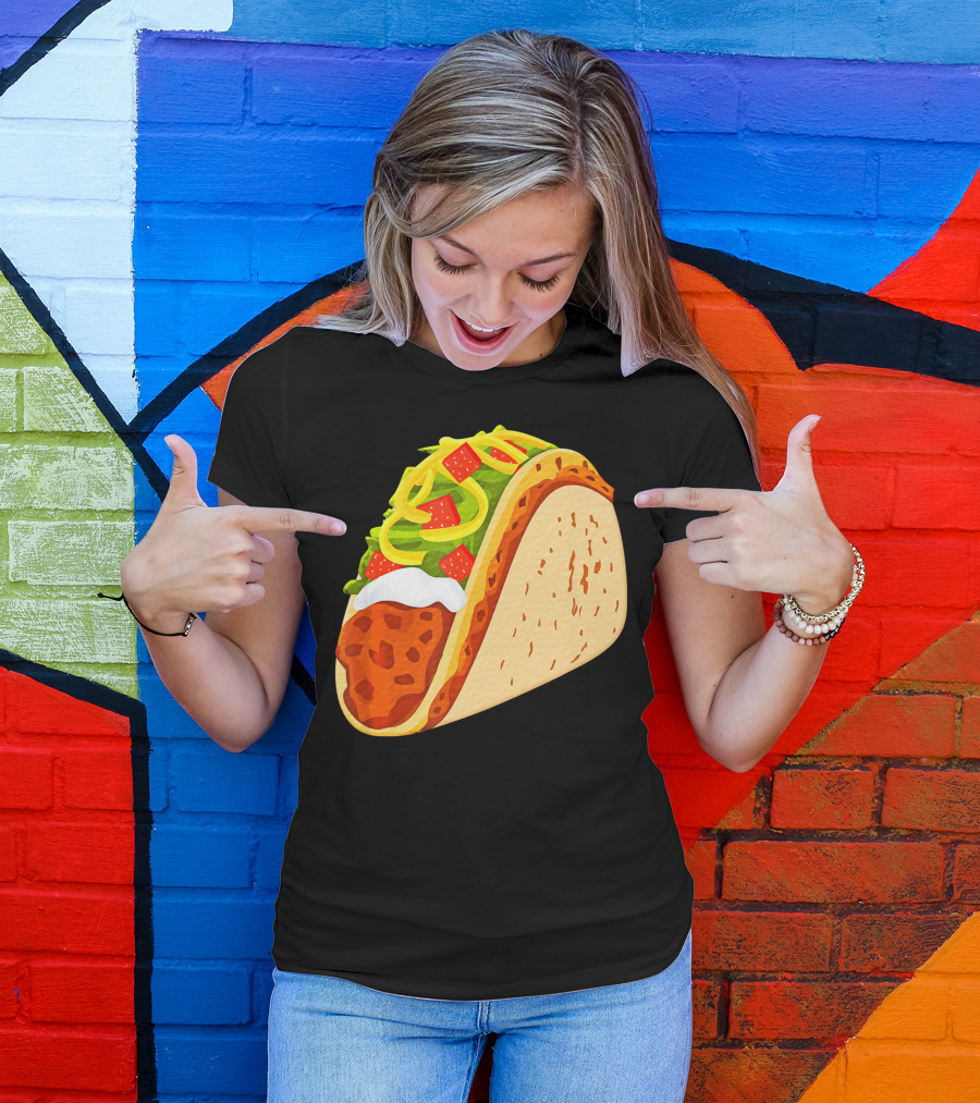 Yummy Taco Funny Mexican Food Lover Cinco T-Shirt