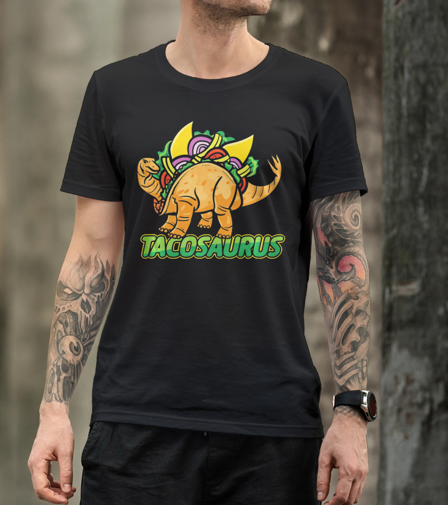 Tacosaurus Dinosaur Taco Cinco De Mayo T-Shirt