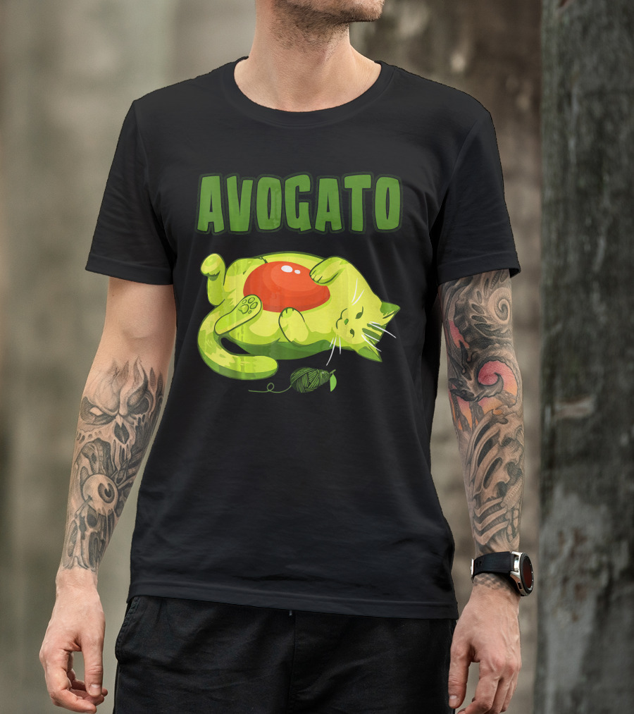 Avogato Cinco De Mayo Funny Meow Avocado Mexico T-Shirt