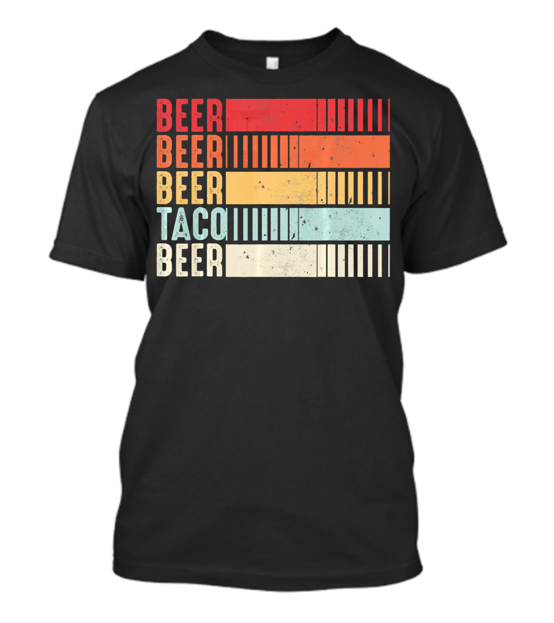 Beer Beer Beer Taco Beer Funny Mexican Cinco T-Shirt