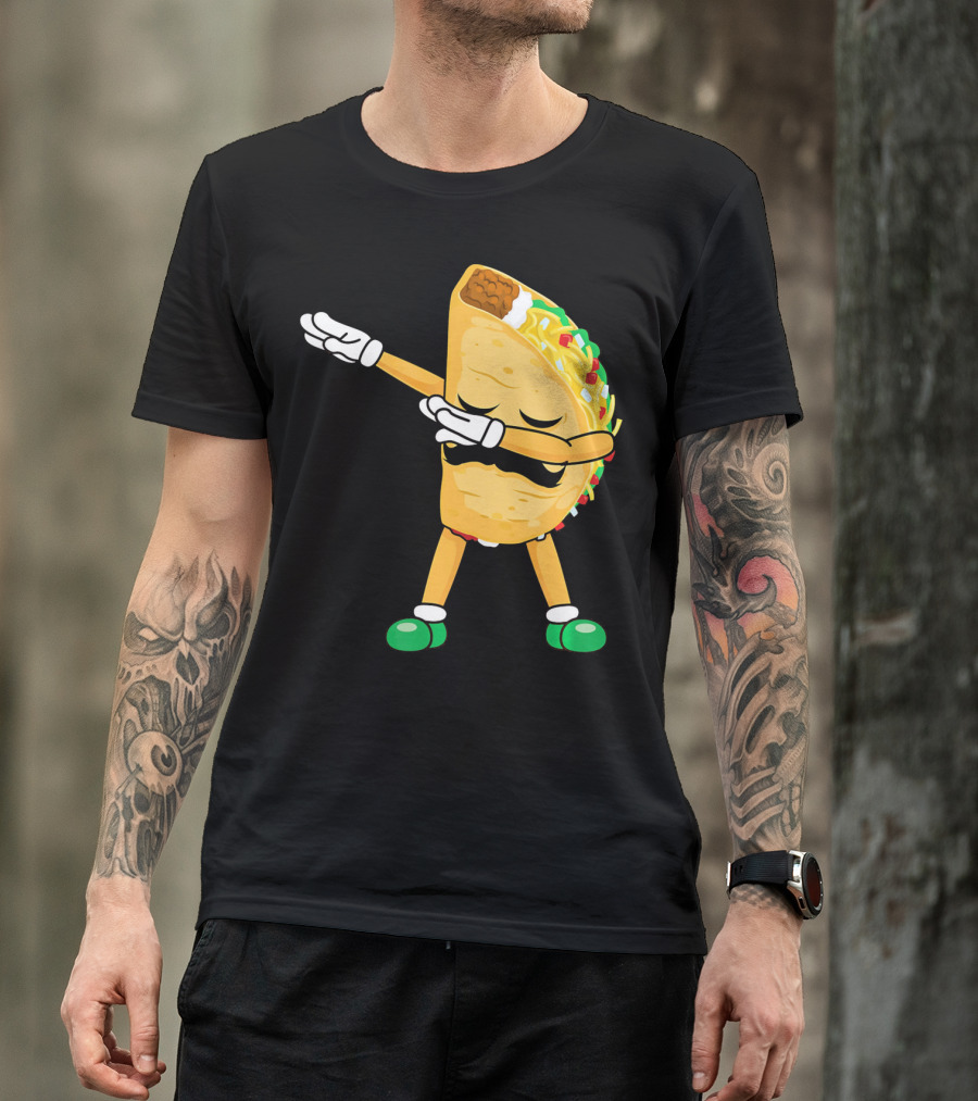 Dabbing Taco Mexican Cinco De Mayo Dab T-Shirt