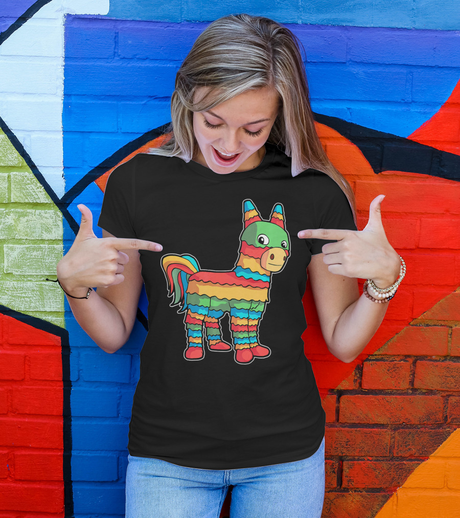 Funny Colorful Pinata I'd Had That Cinco De Mayo T-Shirt
