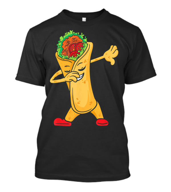 Dabbing Burrito Cinco De Mayo Me Fiesta T-Shirt
