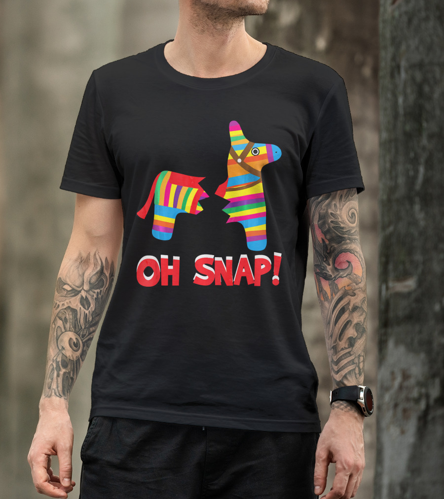 Broken Pinata Oh Snap Funny Cinco De Mayo T-Shirt