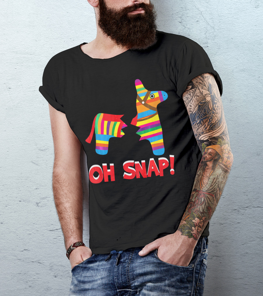 Broken Pinata Oh Snap Funny Cinco De Mayo T-Shirt