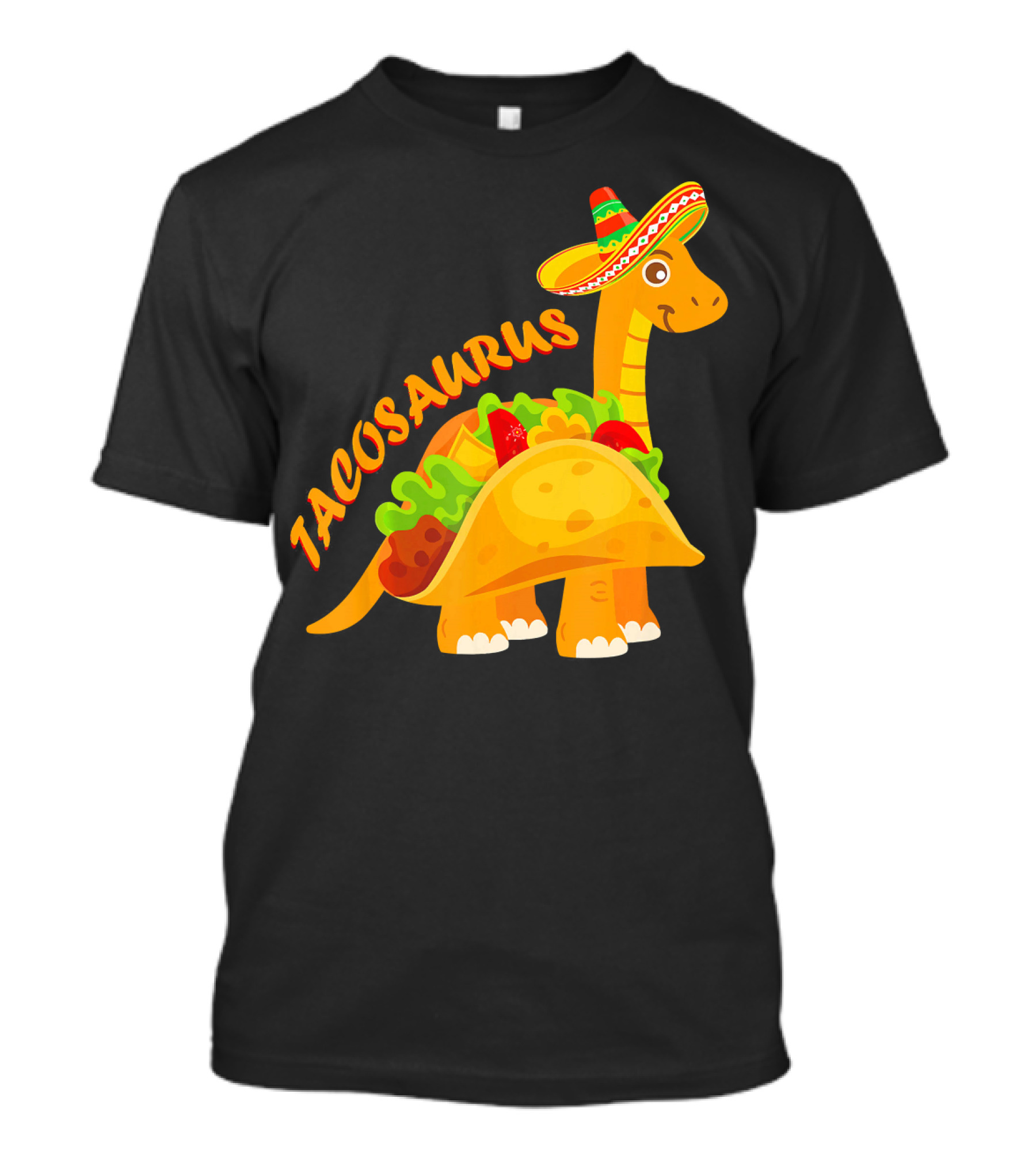 Tacosaurus Sombrero Cool Taco Lovers Cinco De Mayo T-Shirt