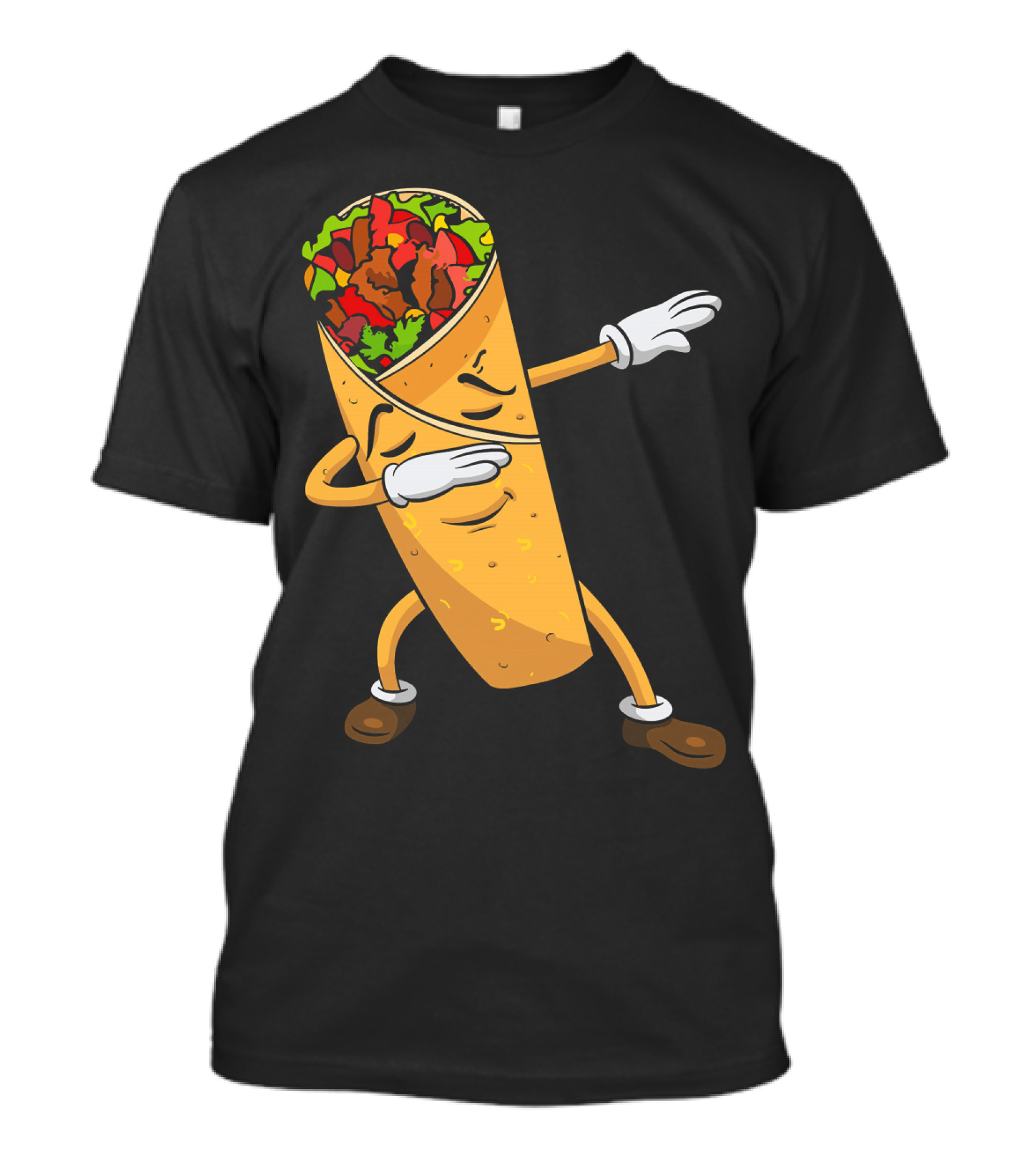 Dabbing Burrito Taco Cinco De Mayo T-Shirt