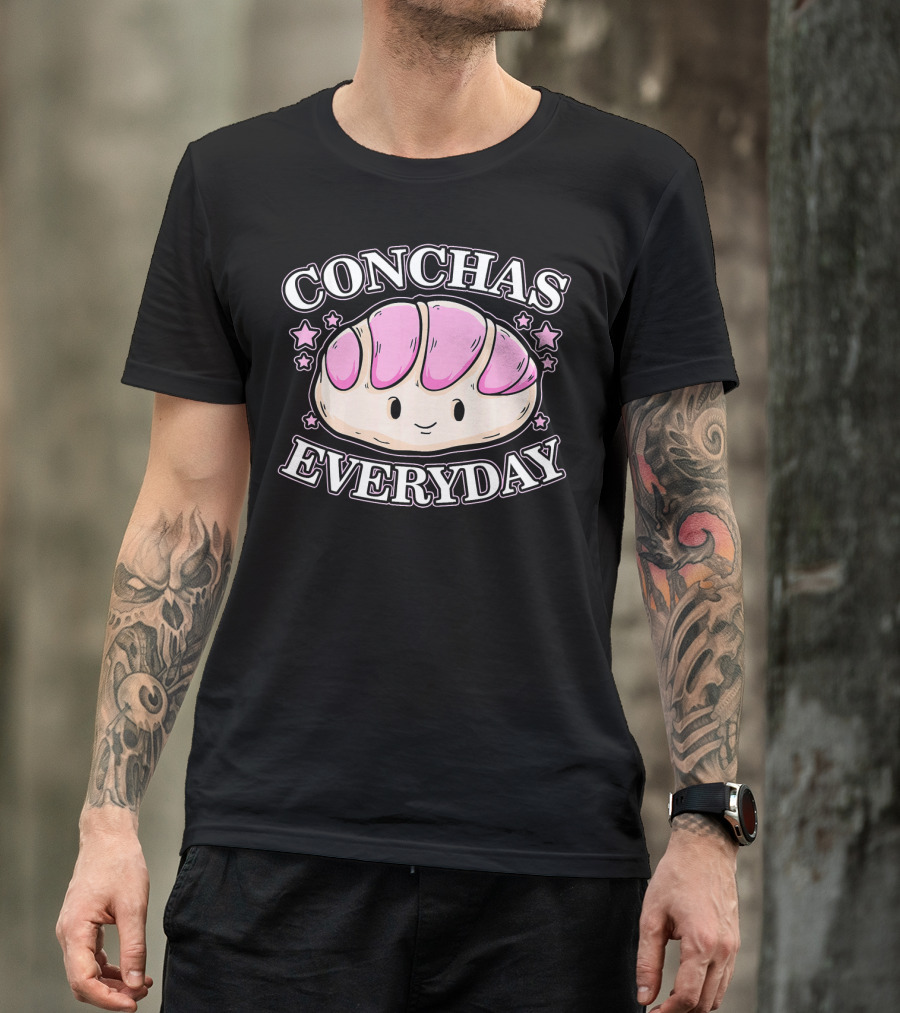Conchas Everyday Funny Party Cinco De Mayo Mexican Pan Dulce T-Shirt