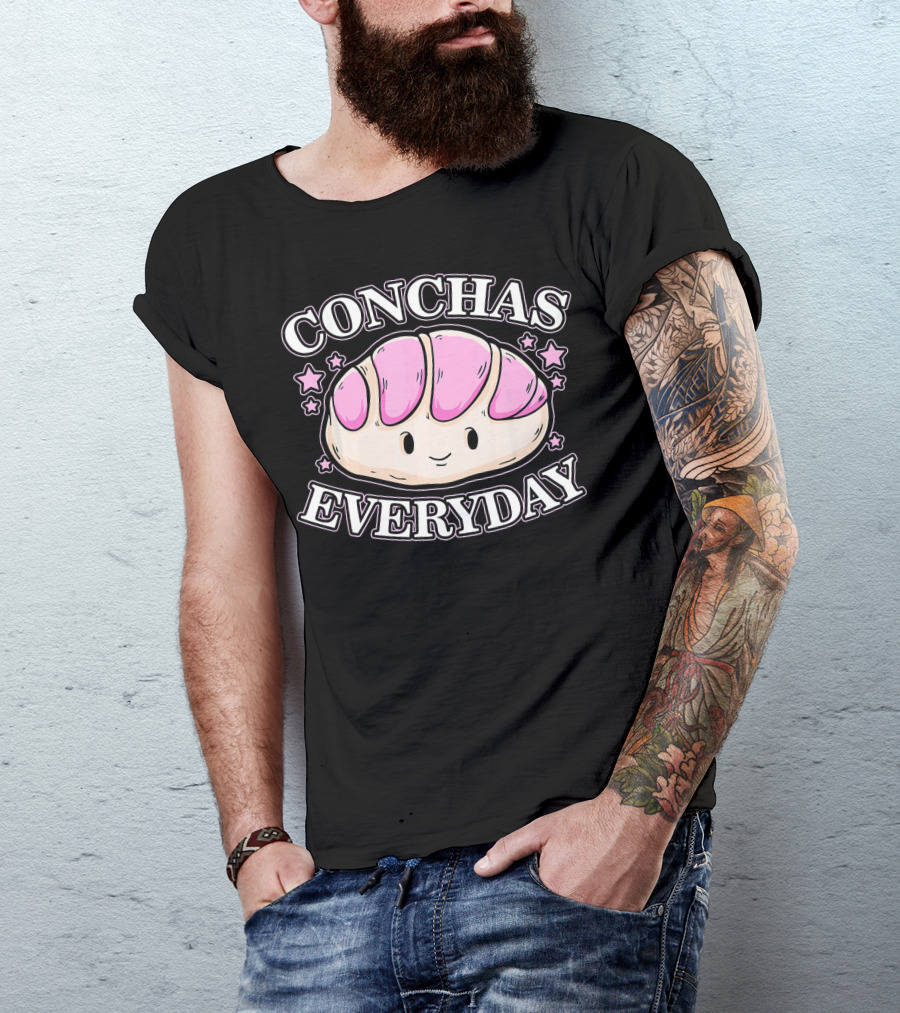 Conchas Everyday Funny Party Cinco De Mayo Mexican Pan Dulce T-Shirt