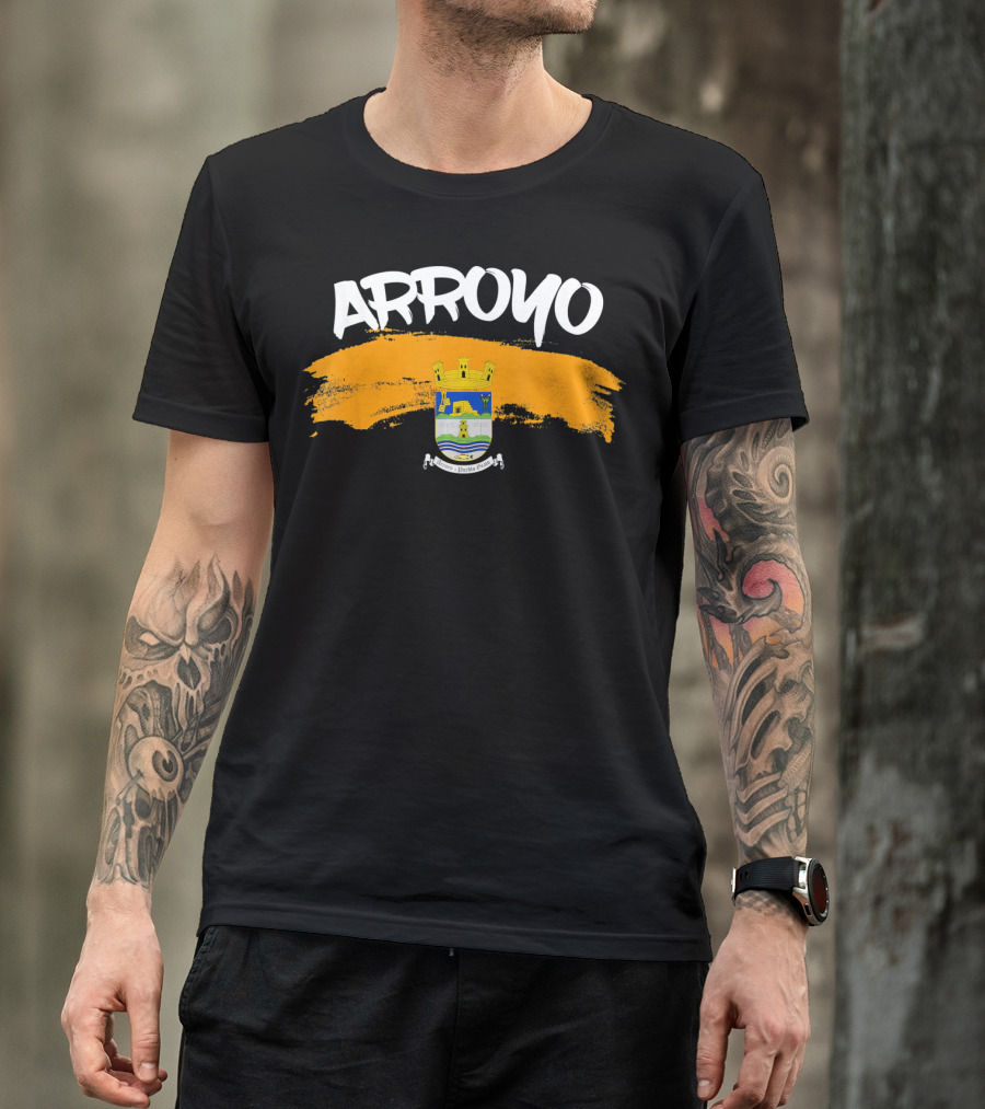 Arroyo Puerto Rico Crest Camisas De Puerto Rico Hecho En Arroyo T-Shirt