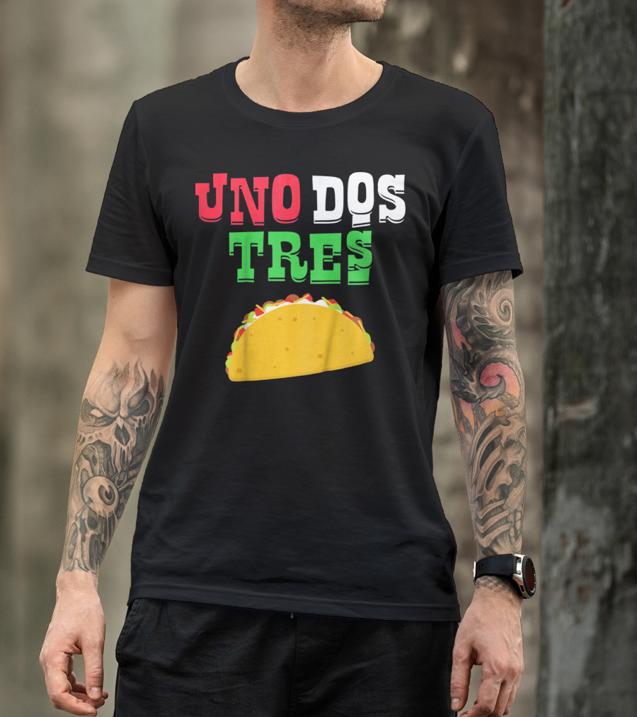 Uno Dos Tres Taco Kids Funny T-Shirt