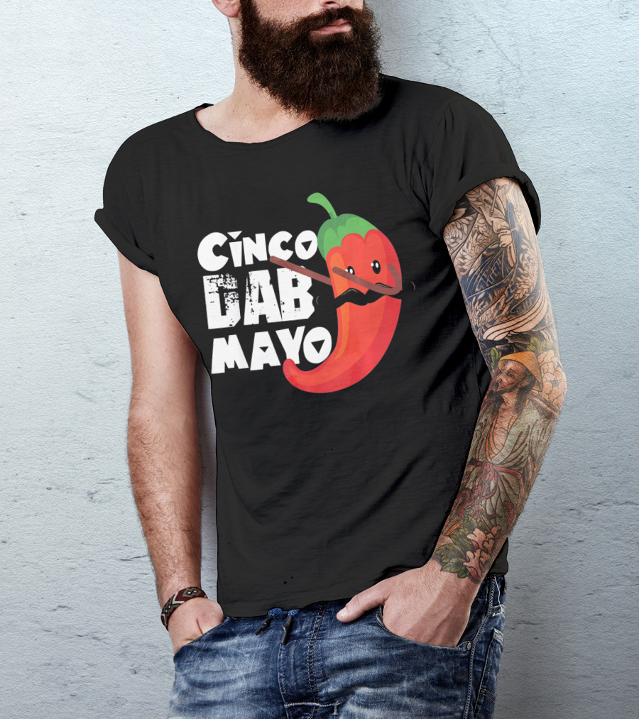 Cinco De Mayo Dab Pepper T-Shirt
