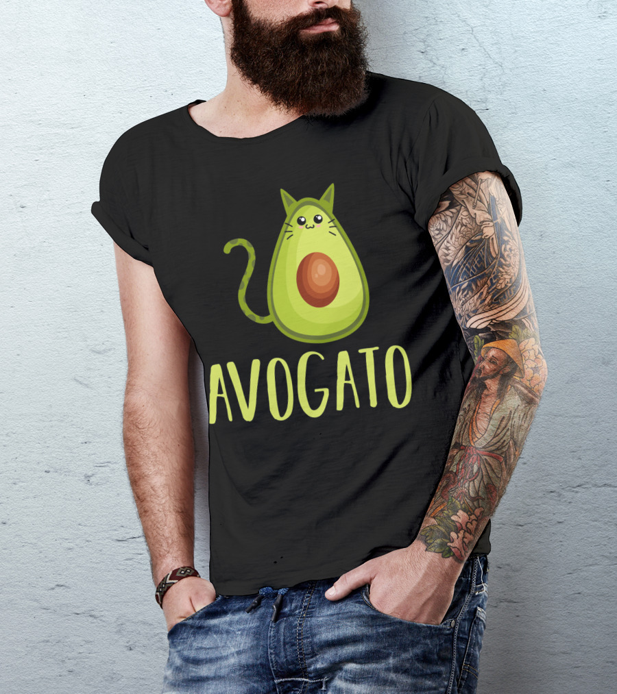 Cinco De Mayo Cinco De Meow Avogato Cat Avocado T-Shirt