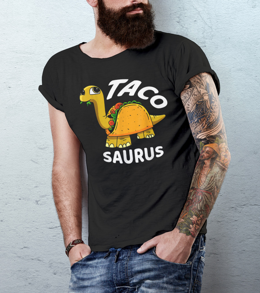 Tacosaurus Dinosaur Humor Cinco De Mayo T-Shirt