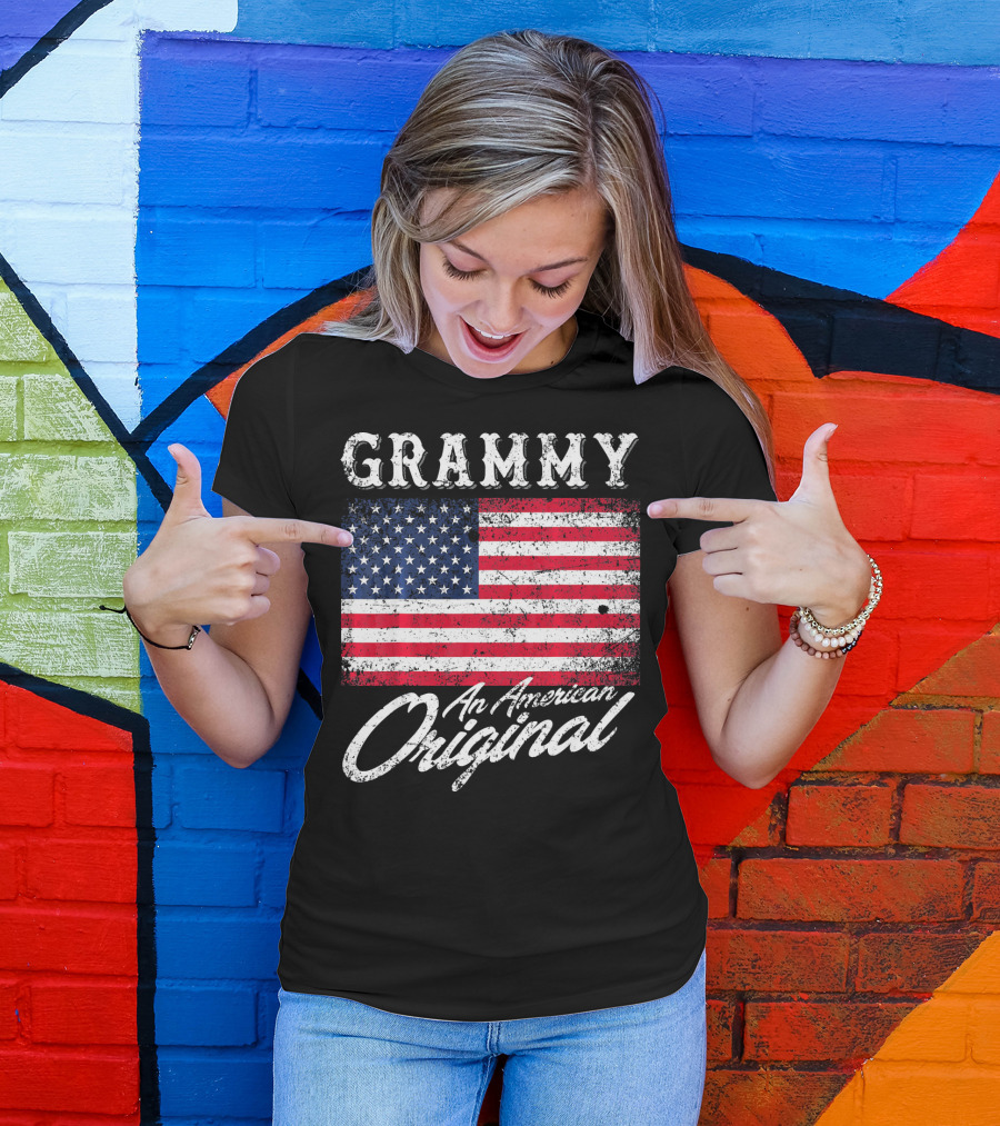 GRAMMY An American Original With USA Flag T-Shirt