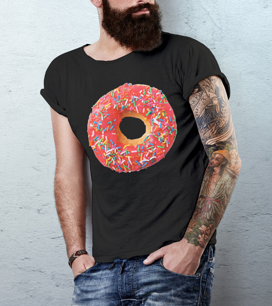 Sprinkles Donut For The Donuts Lover Gla With Colorful Toppings T-Shirt