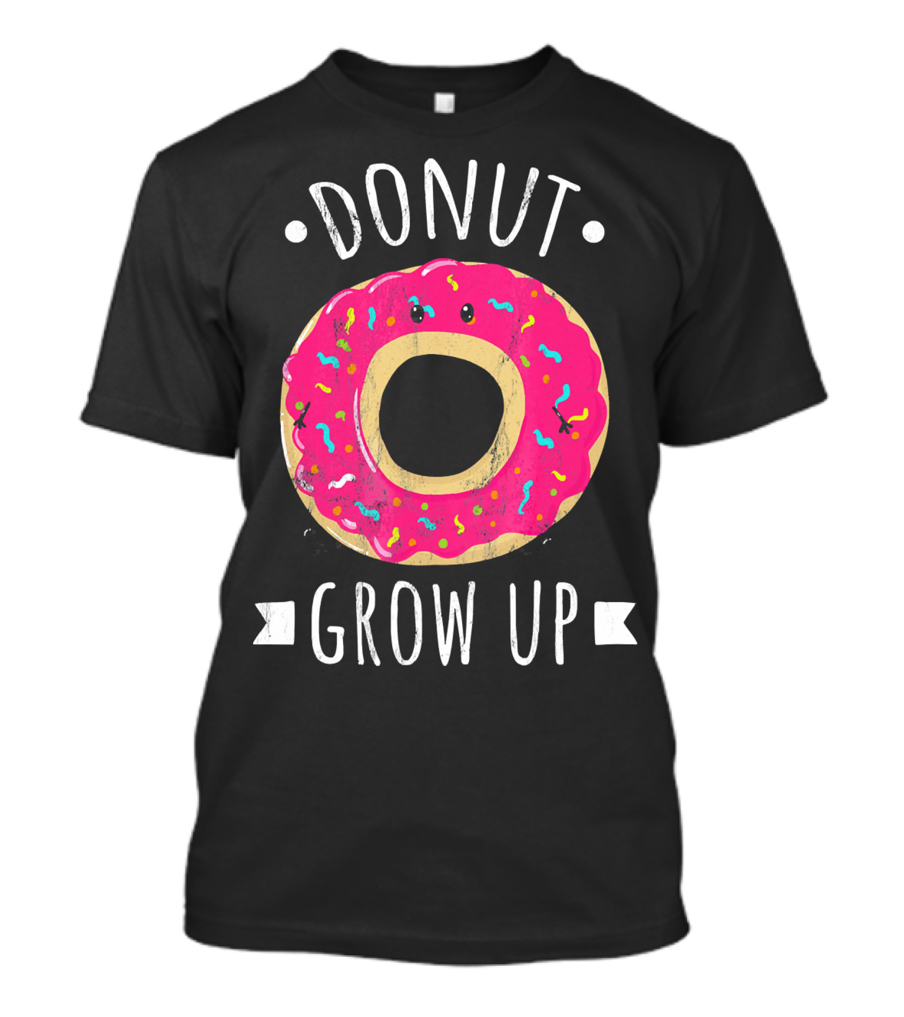Donut Grow Up Kawaii Cute Food T-Shirt