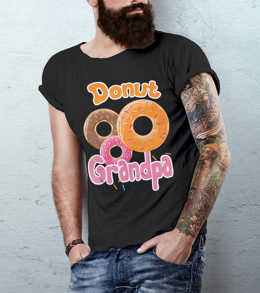 Donut Grandpa Trio Sprinkles T-Shirt