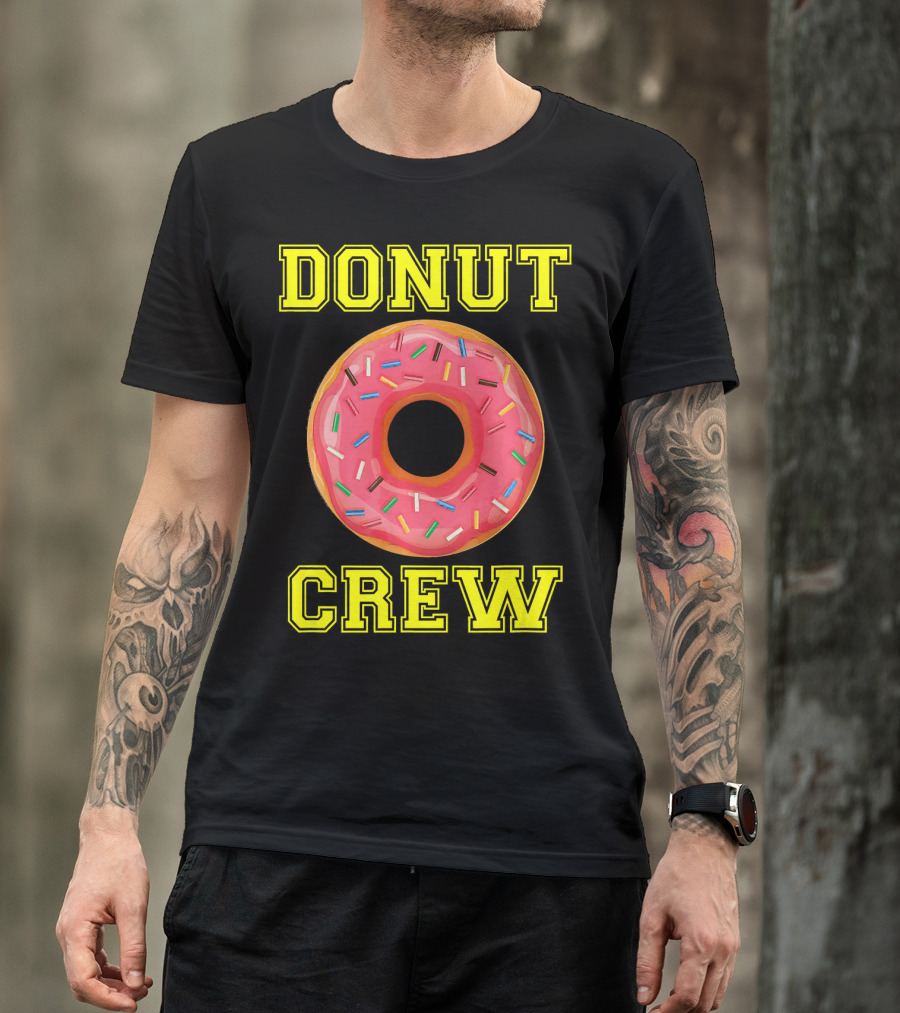 Donut Crew Fun Birthday Party Group T-Shirt