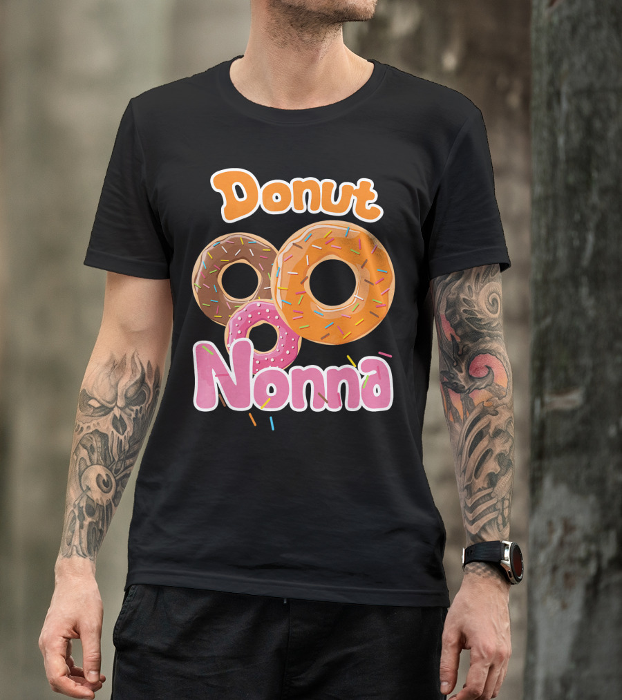 Donut Nonna Colorful Sprinkled Doughnuts T-Shirt