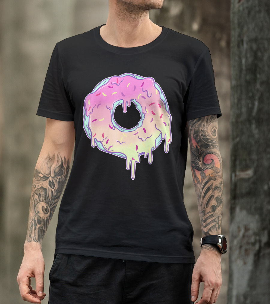 Dripping Pastel Donut Aesthetic Got T-Shirt