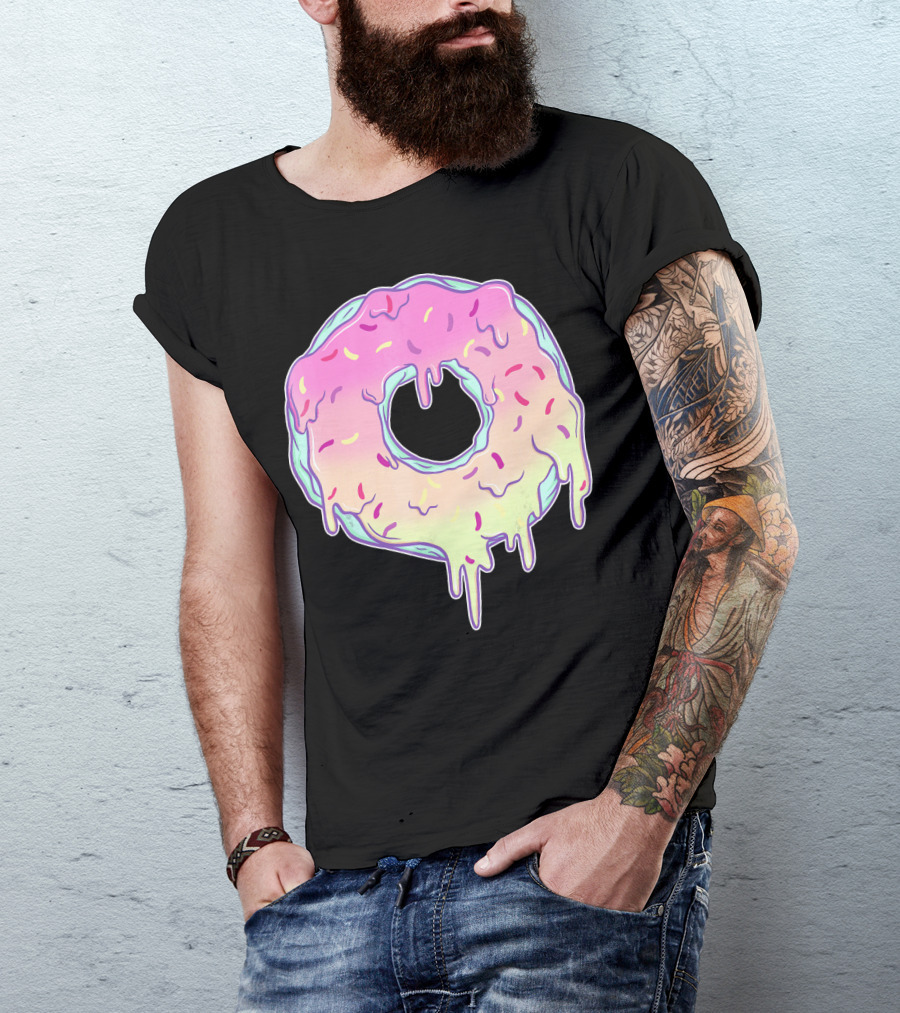 Dripping Pastel Donut Aesthetic Got T-Shirt