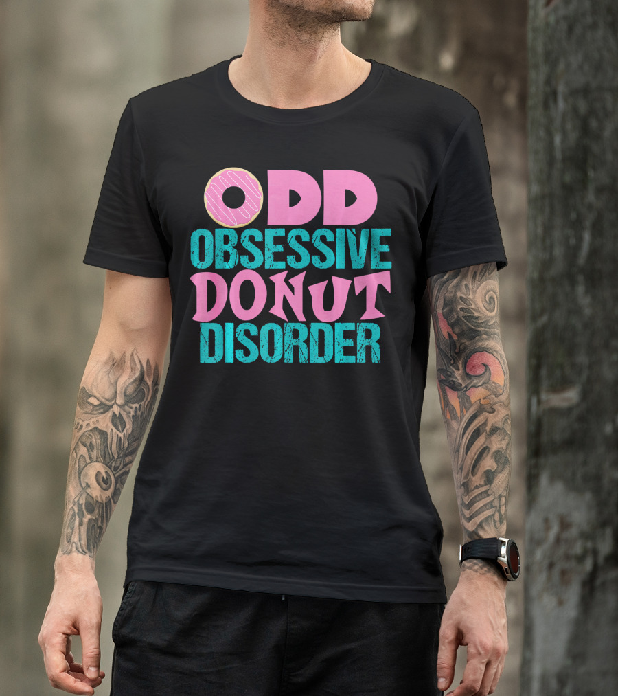ODD Obsessive Donut Disorder Pink Icing T-Shirt