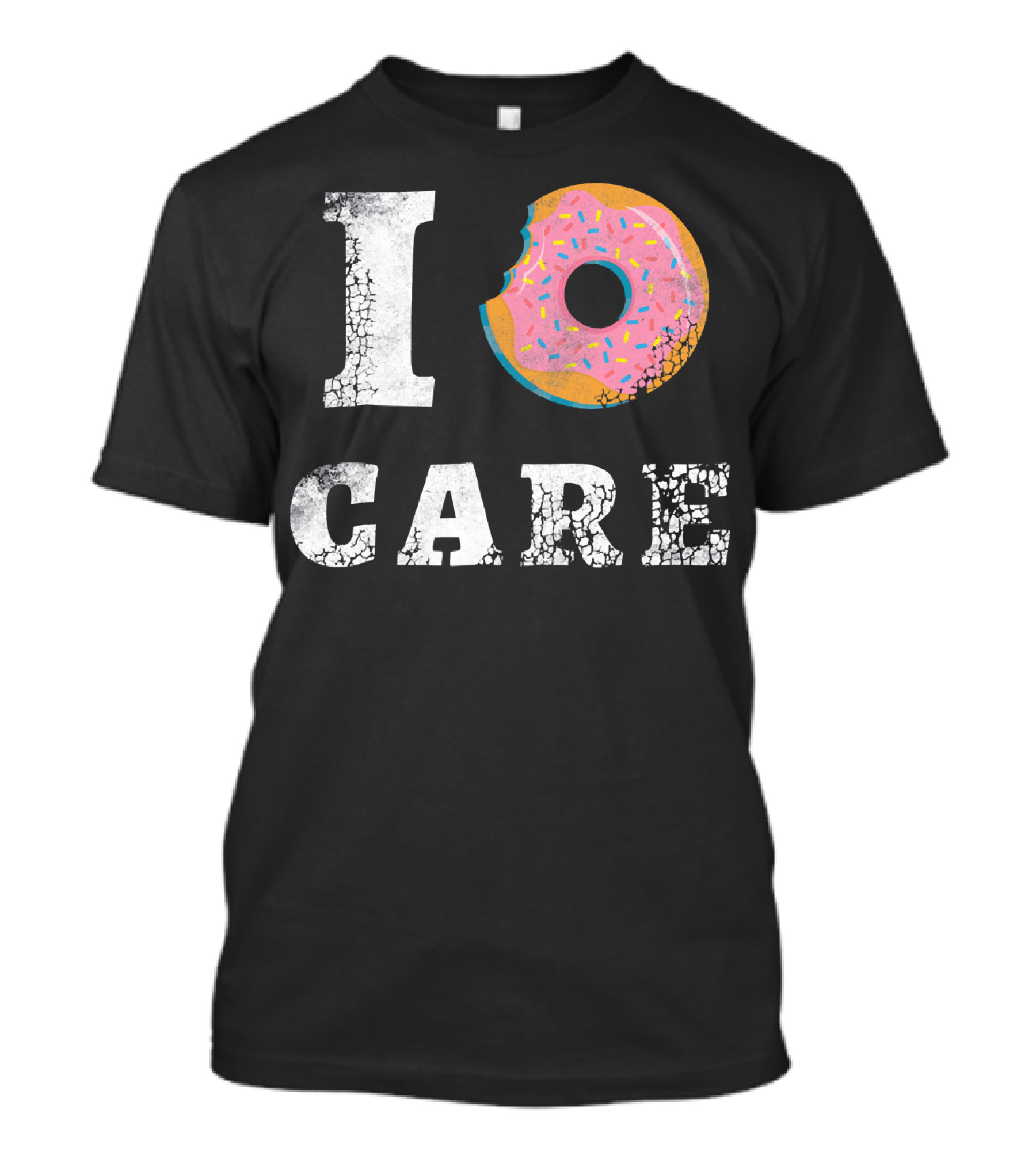 I Donut Care Love Donuts Food Sprinkles Bite T-Shirt