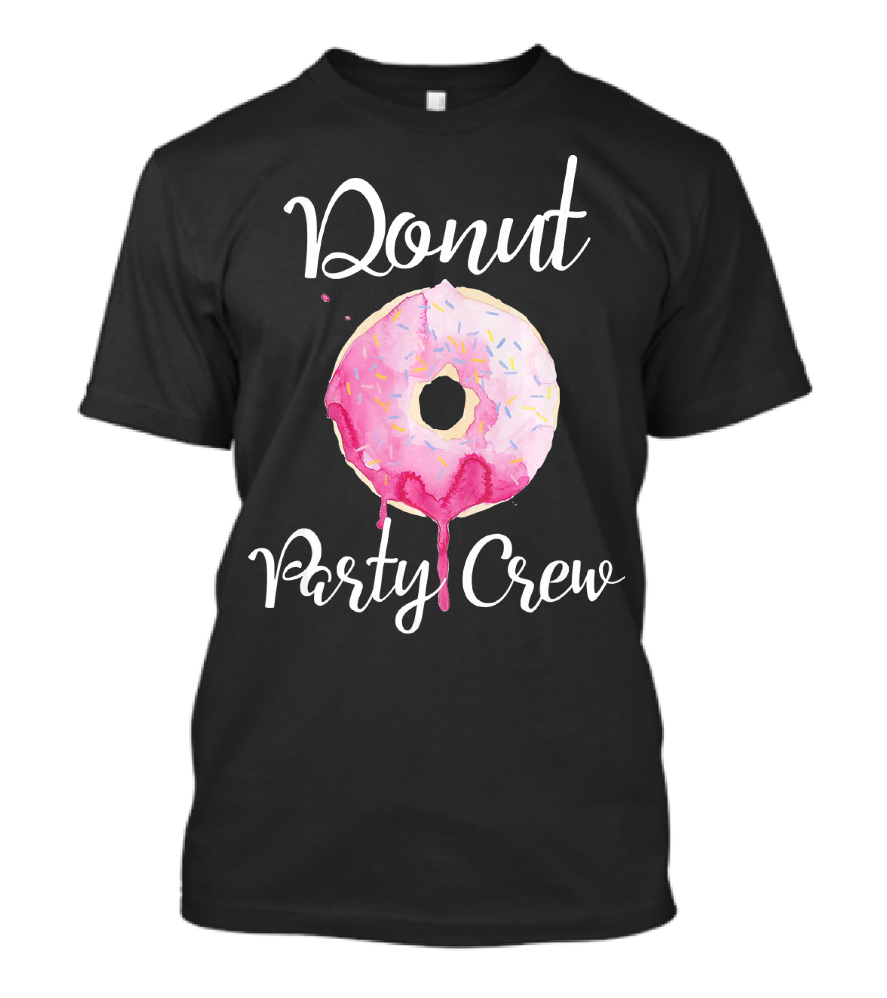 Donut Party Crew Donut Birthday T-Shirt