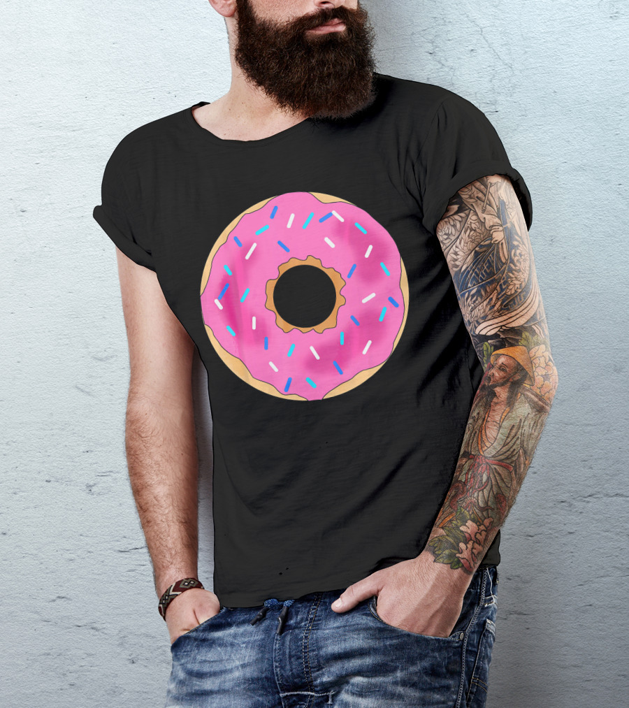Donut Girls Tod Pink Frosted Sprinkles T-Shirt