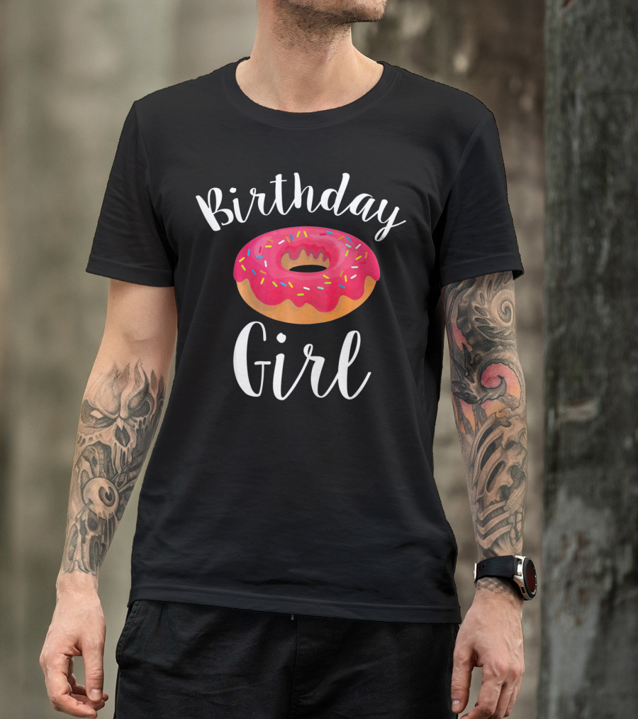 Birthday Girl Donut With Sprinkles T-Shirt