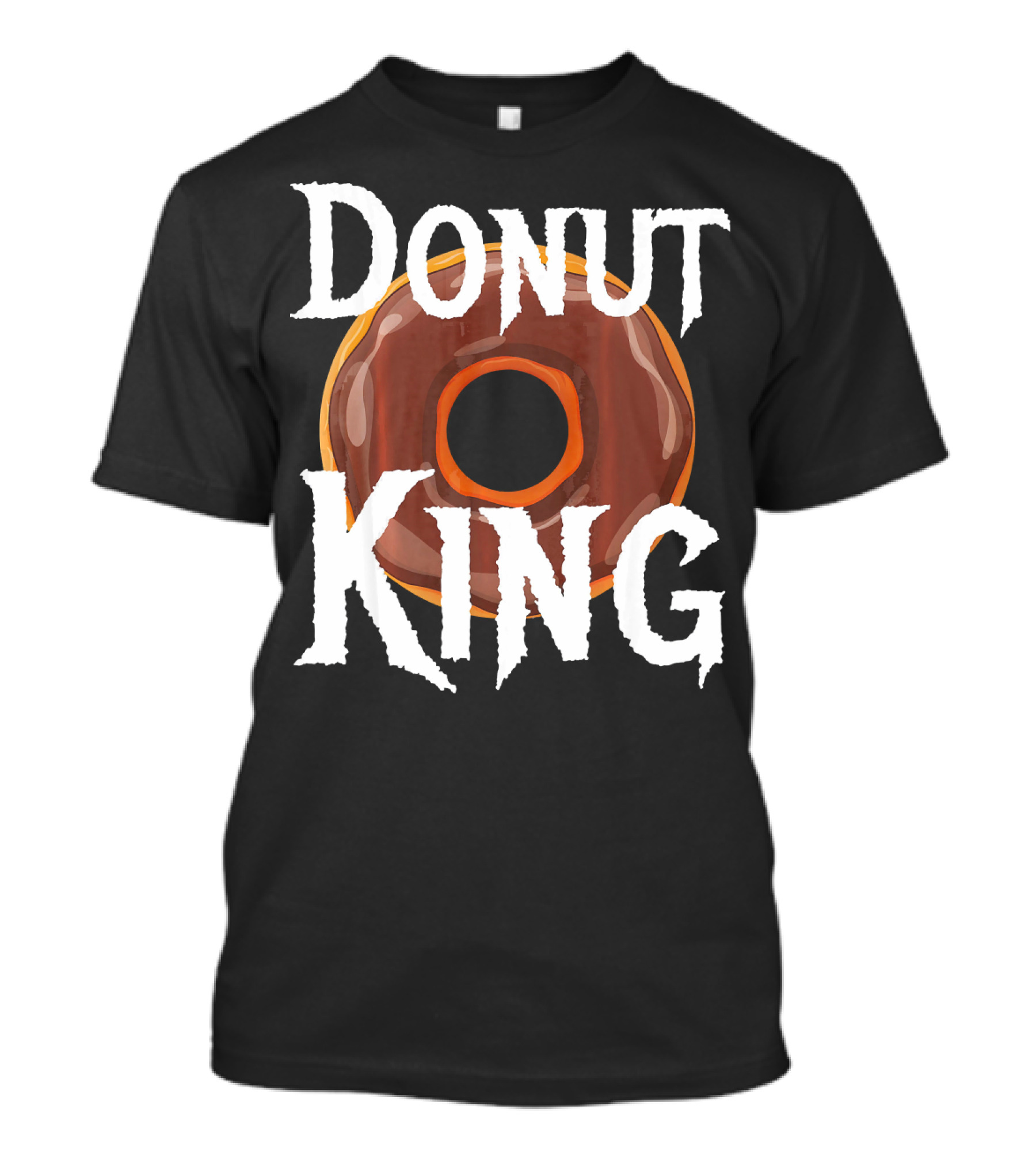 Donut King Food Lover Chocolate Glazed Enthusiast T-Shirt