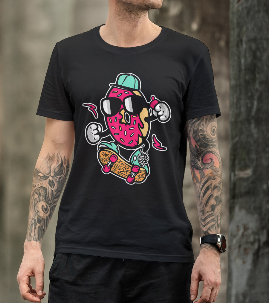 Skateboard Donut Urban T-Shirt