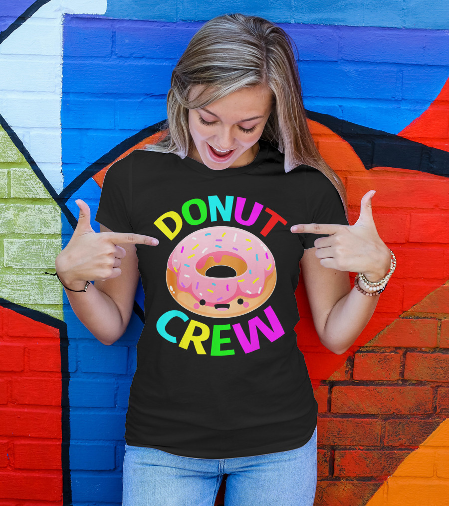 Donut Crew Birthday Celebration Party T-Shirt