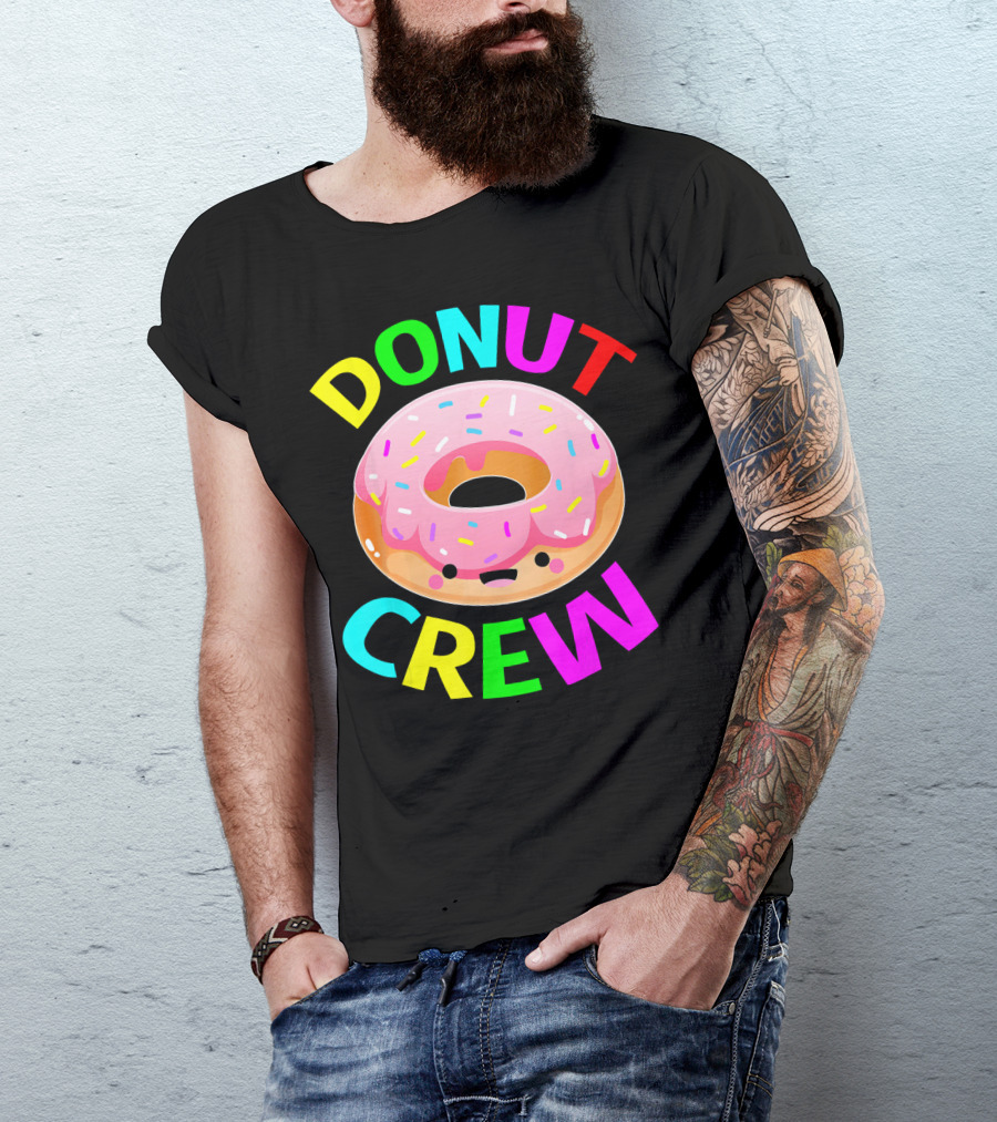 Donut Crew Birthday Celebration Party T-Shirt