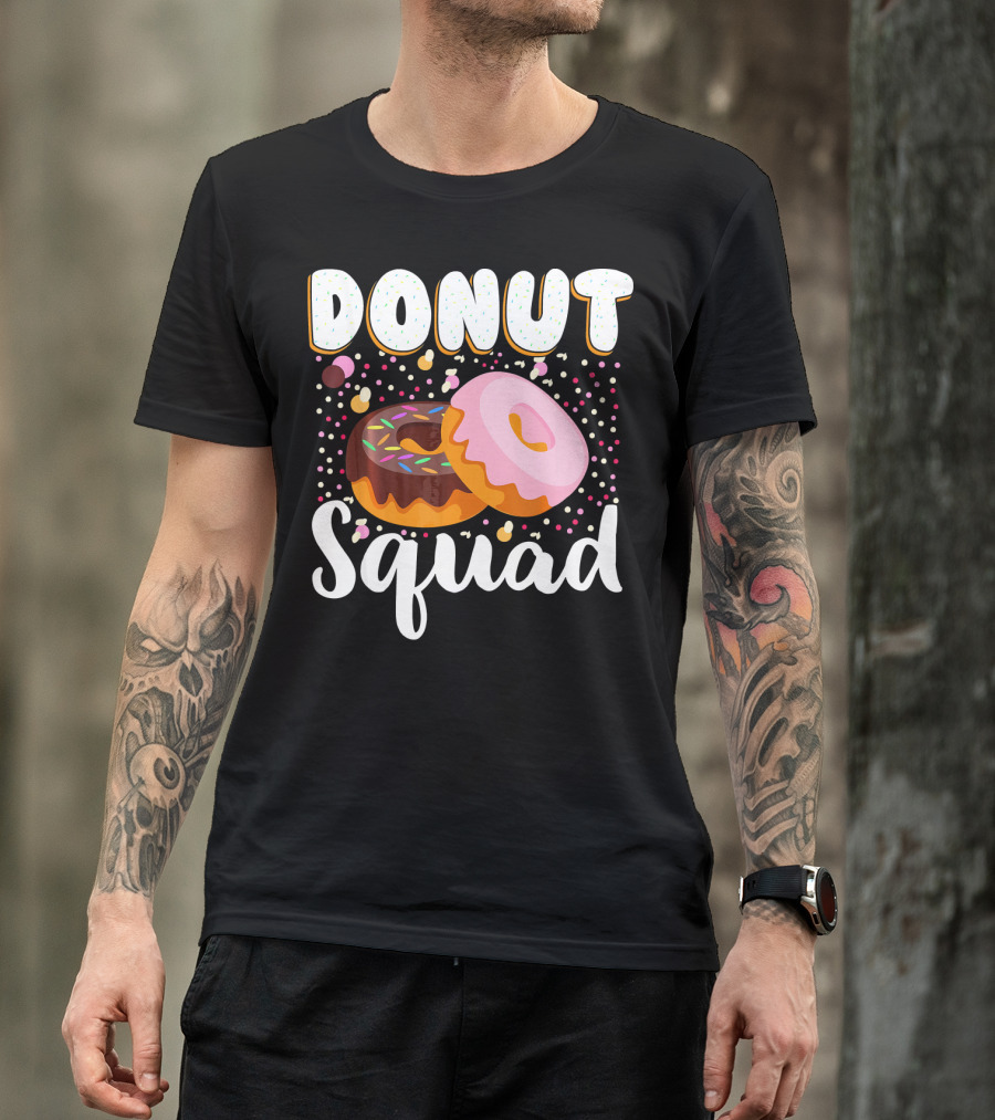 Donut Squad Funny Donut Lover Sprinkle Donut Part T-Shirt