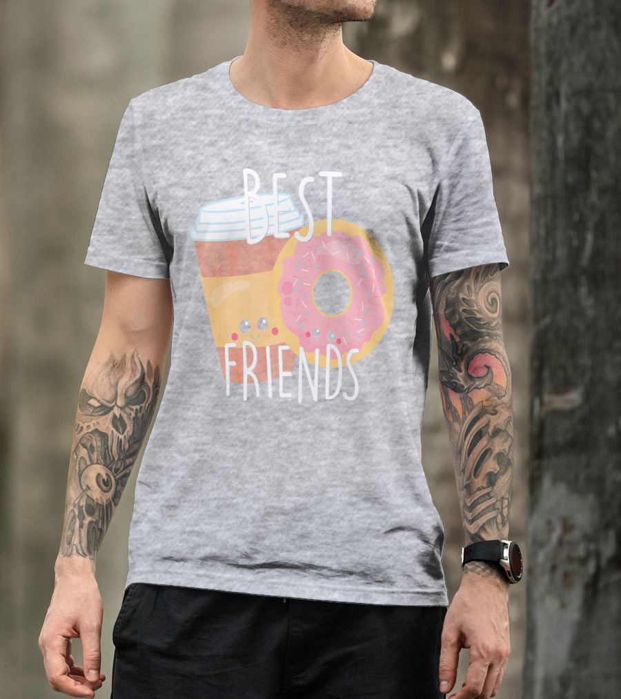 Best Friends Coffee And Donut Perfect Pairing T-Shirt