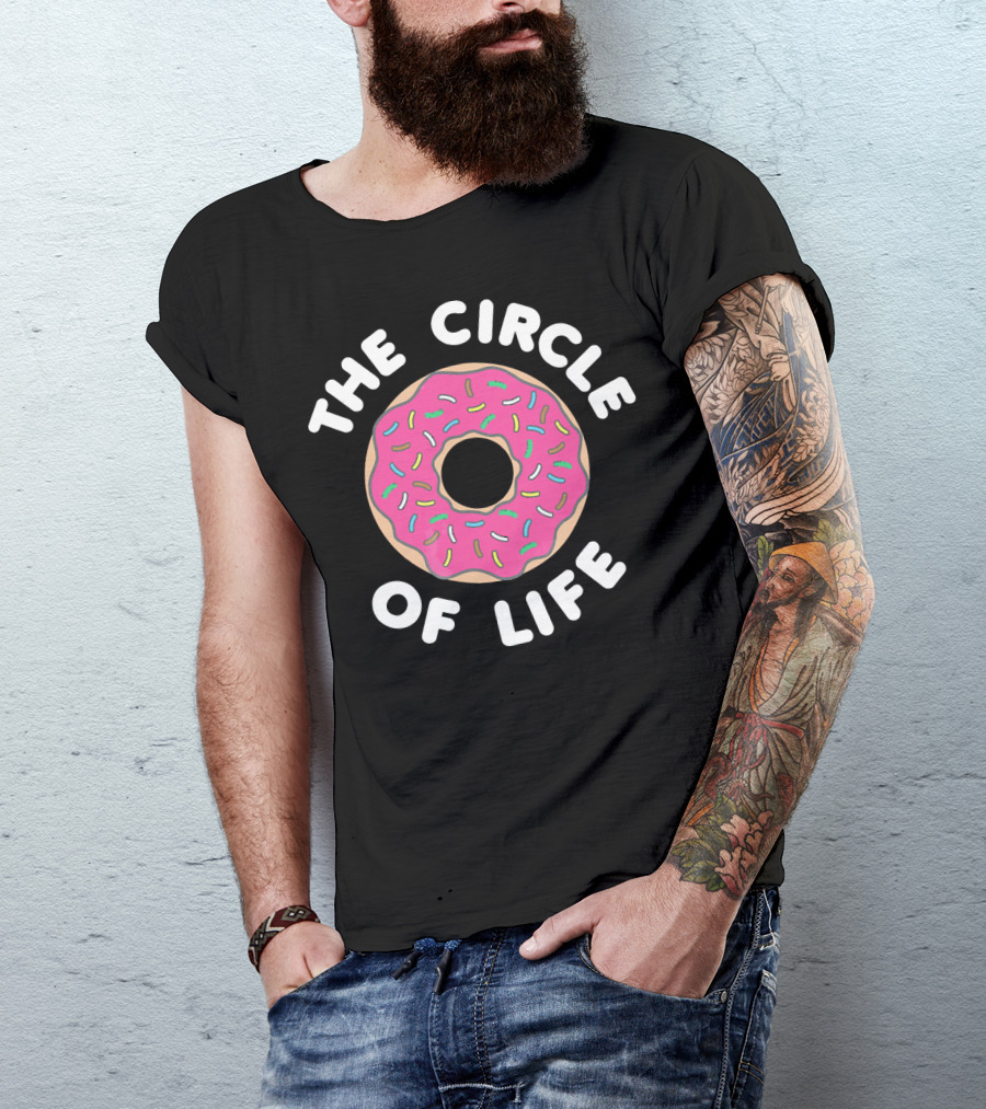 The Circle Of Life Donut T-Shirt