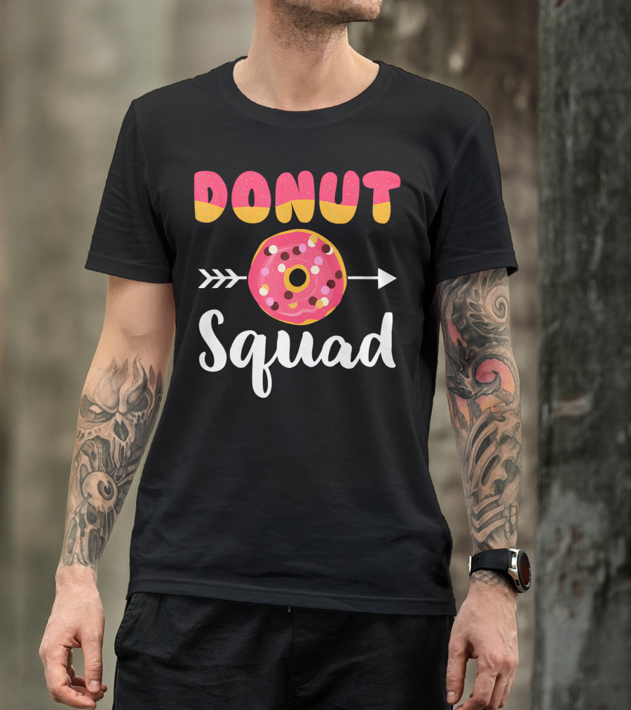 Donut Squad Funny Donut Lover Party T-Shirt