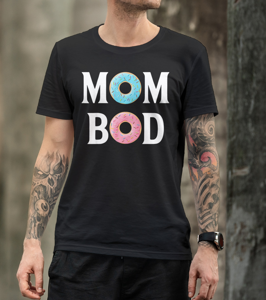 Mom Bod Donut Lover Sprinkle T-Shirt