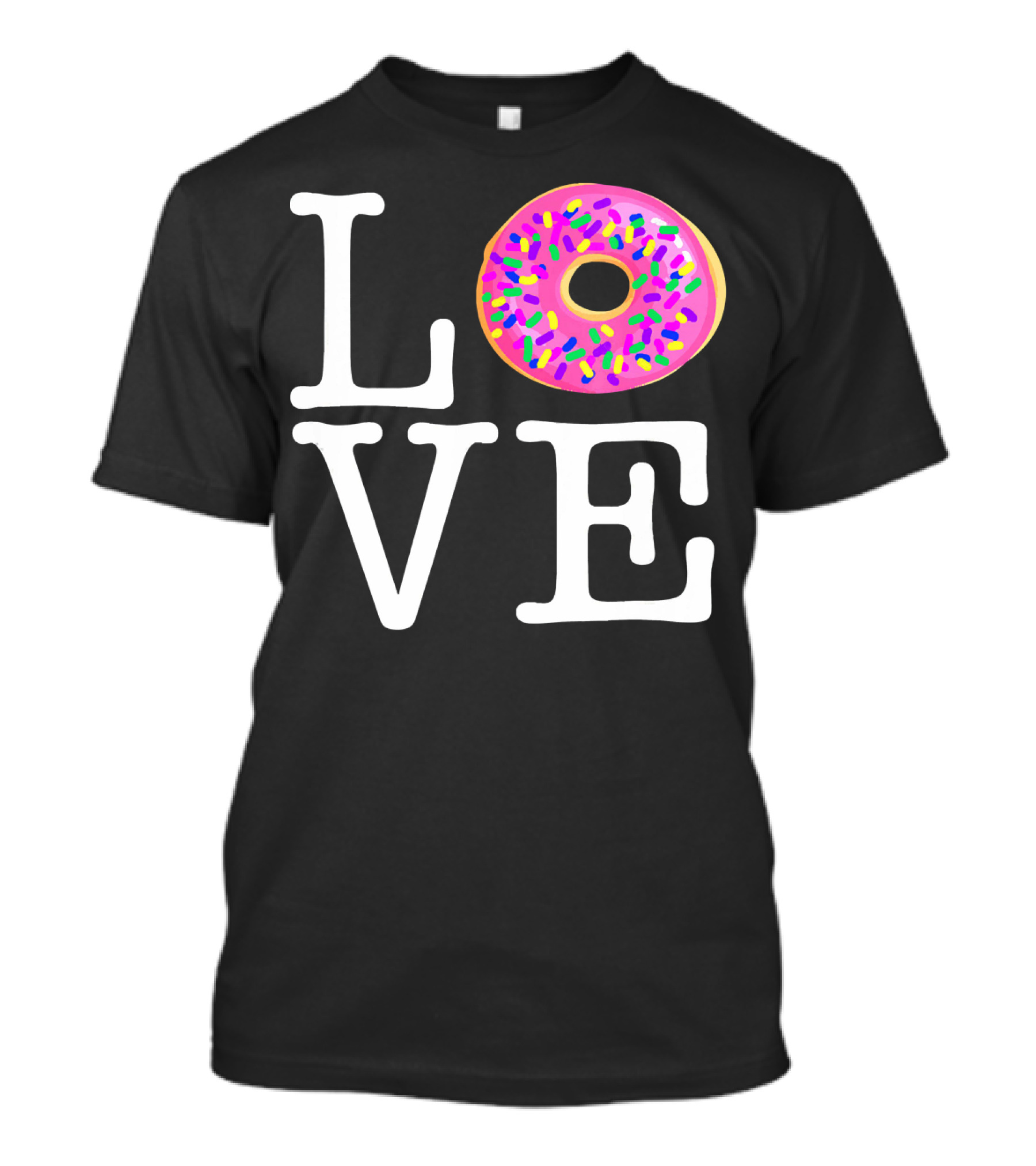 LOVE Donut Pink Sprinkles T-Shirt