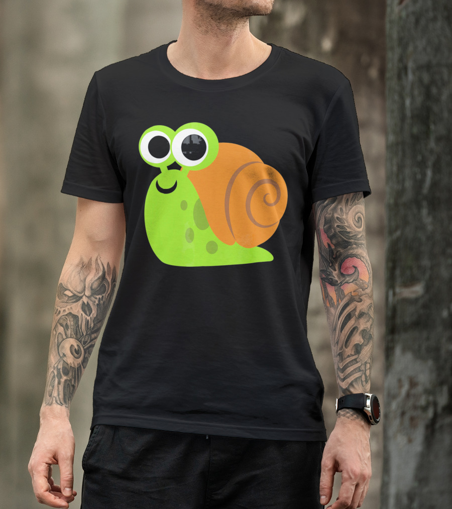 Cute Snail Emoji Lovers Shell T-Shirt