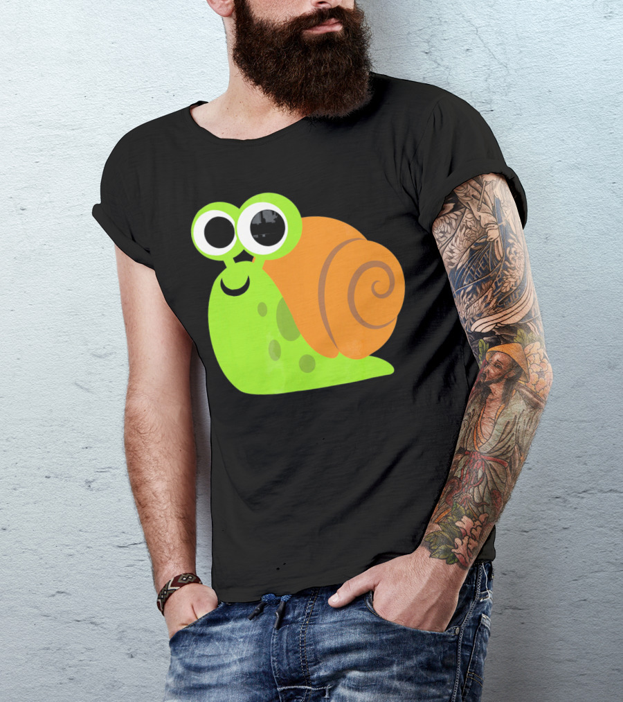 Cute Snail Emoji Lovers Shell T-Shirt
