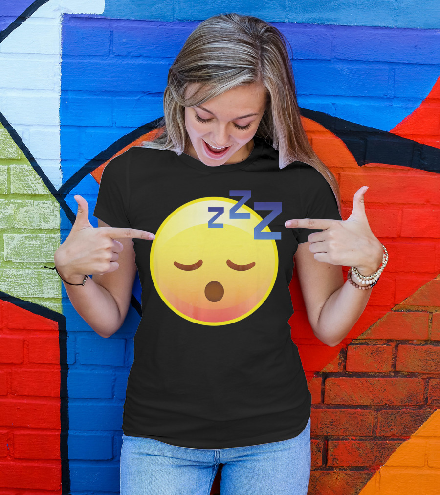Cute Sleeping Emoji Perfect Zzz T-Shirt