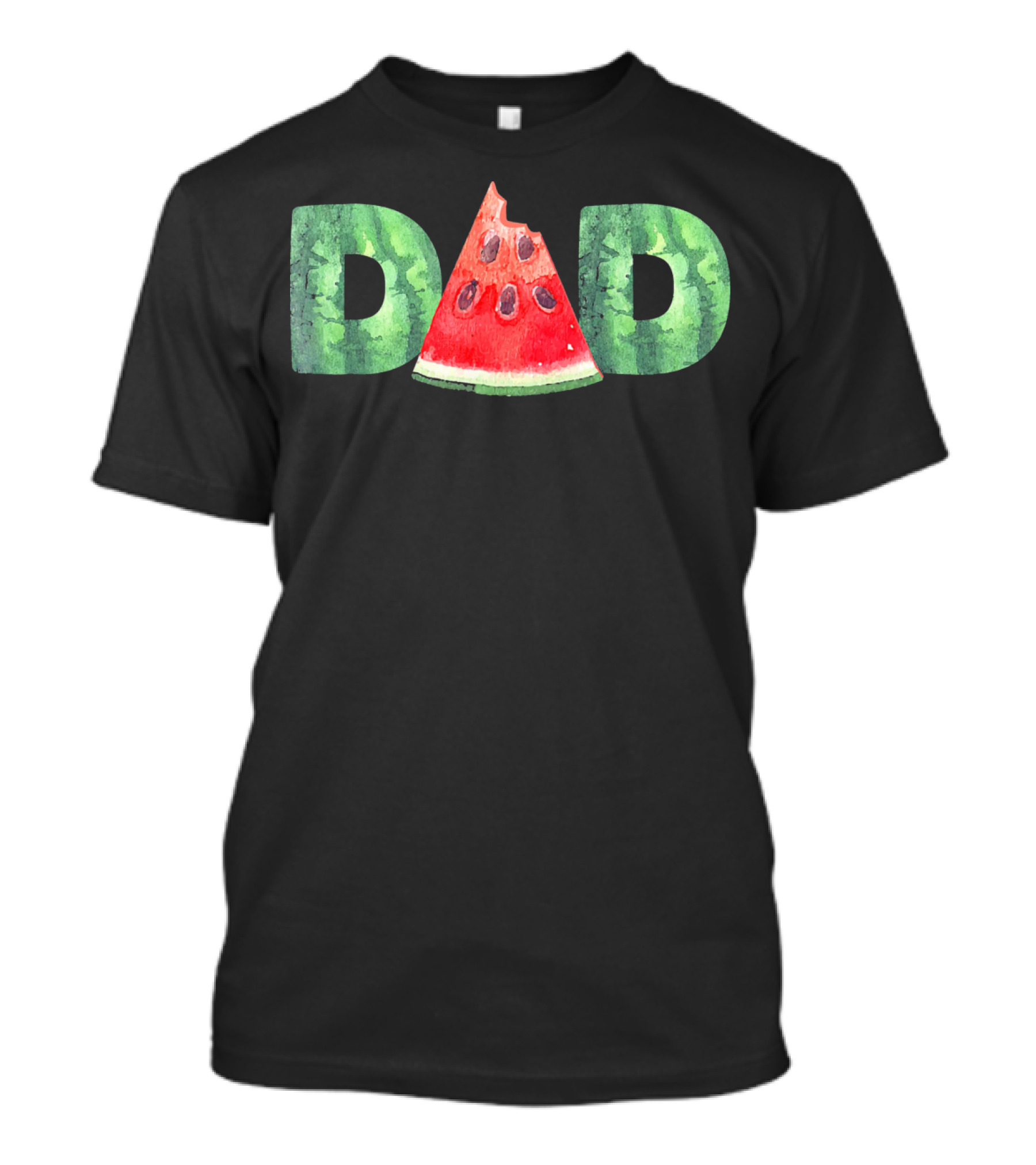 Funny Watermelon Dad Middle Fath T-Shirt