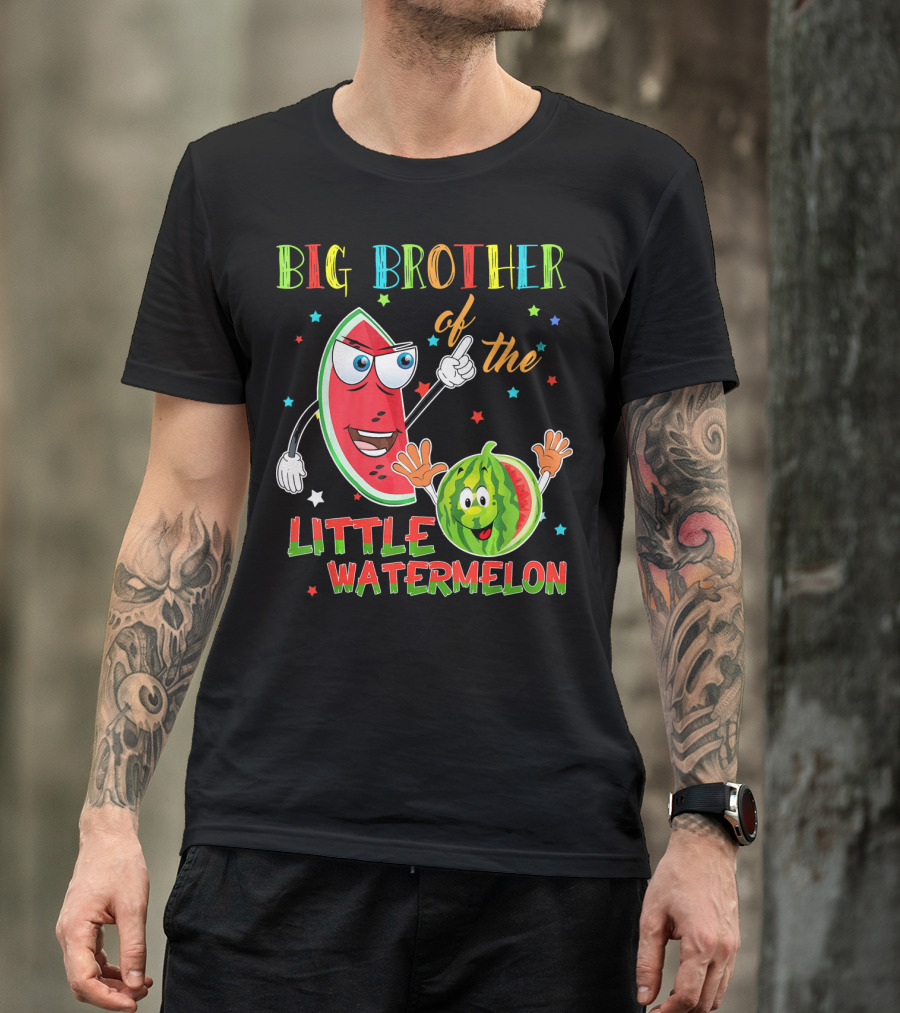 Big Brother Of The Little Watermelon Birthday T-Shirt