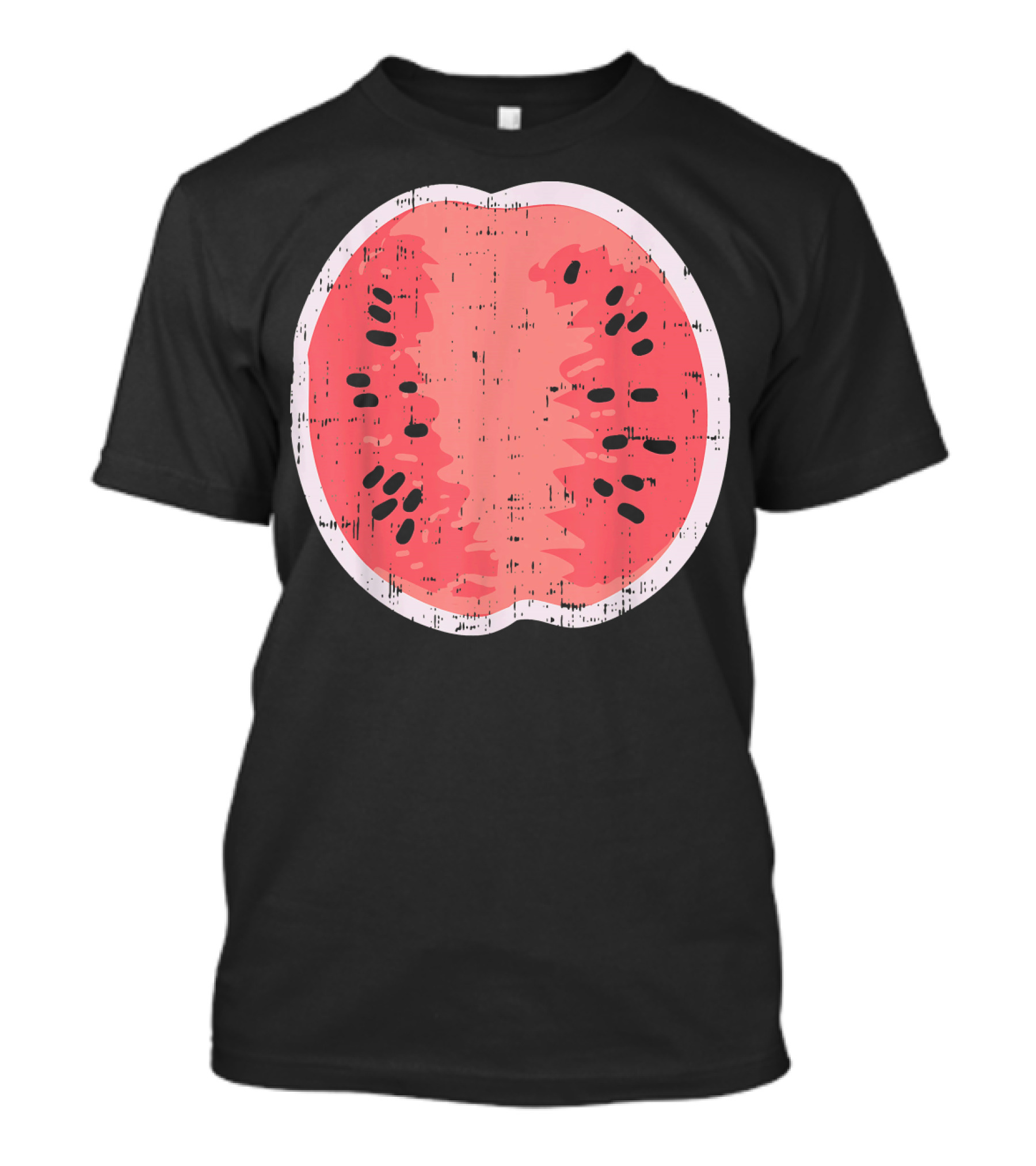Watermelon Funny Fruit Lazy DIY Easy Food T-Shirt